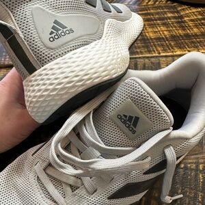 Adidas Light Gray Torsion System Sports Shoes